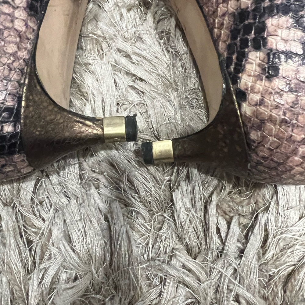 Sam Edelman Tan Snakeskin Flats - Picture 4 of 5